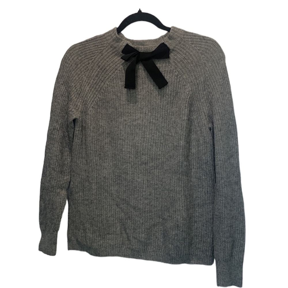 J crew gray wool blend sweater size S